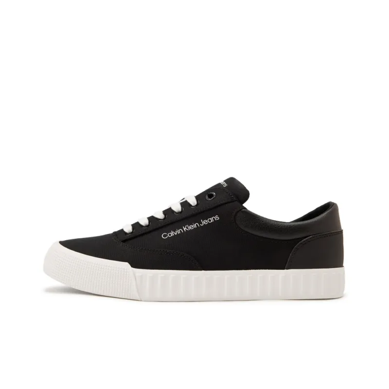 CKJ CALVIN KLEIN JEANS Low Top Skateboard Shoes Men's Space Black-0