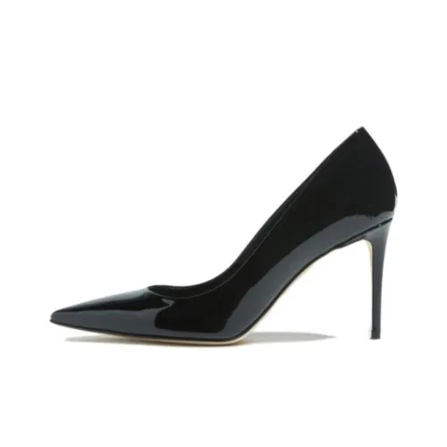 SCAROSSO X Brian Atwood Gigi Patent Leather Pumps