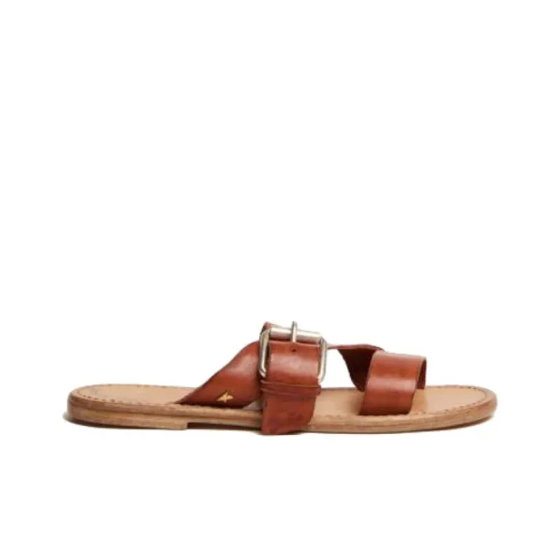 Golden Goose Margaret Rubber Sole Slide Slippers Women's Brown-1
