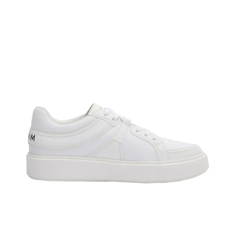 DAVID NAMAN Low Top Skateboard Shoes Men's White-1