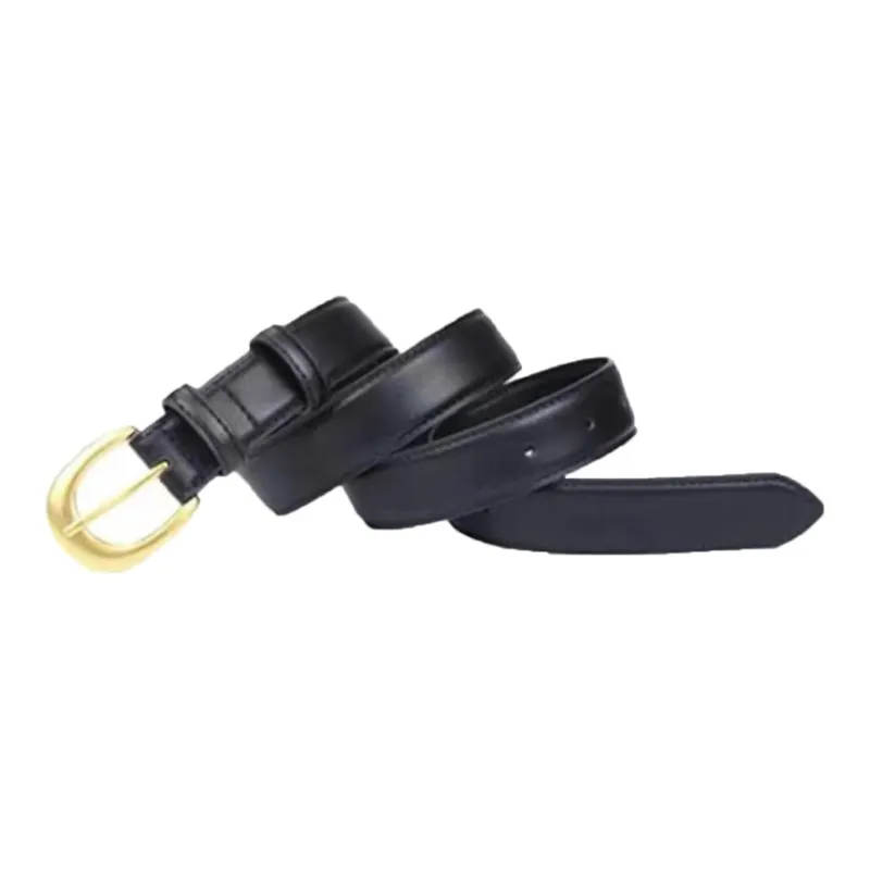 AUGTARLION Minimalist Style Advanced Luxe Suit Trouser Leather Belts Women's Black/Brown Width  2.4cm-3