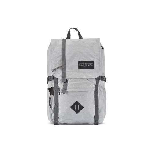 JanSport Fabric Backpack Medium Size Unisex Gray