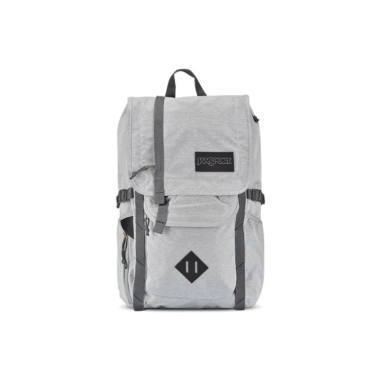 JanSport Fabric Backpack Medium Size Unisex Gray-0