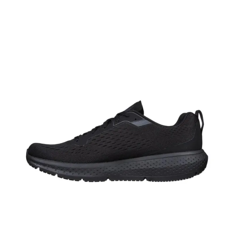Skechers Go Run Pure 3 Cushioning Low-Top Casual Shoes Men's Black-0