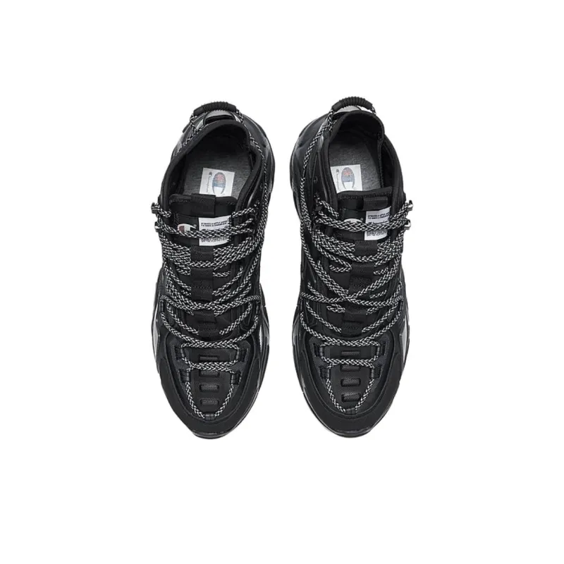 Champion Bromad Twisted Anti Slip Wear Resistant Low Top Chunky Sneakers Men's Black-2