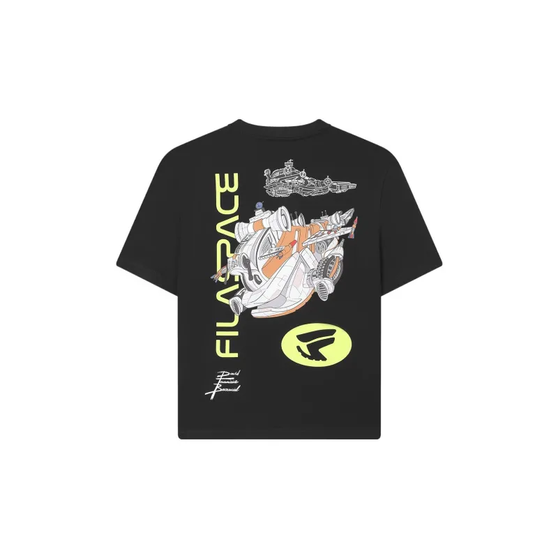 FILA T Shirts Men Jet Black-1