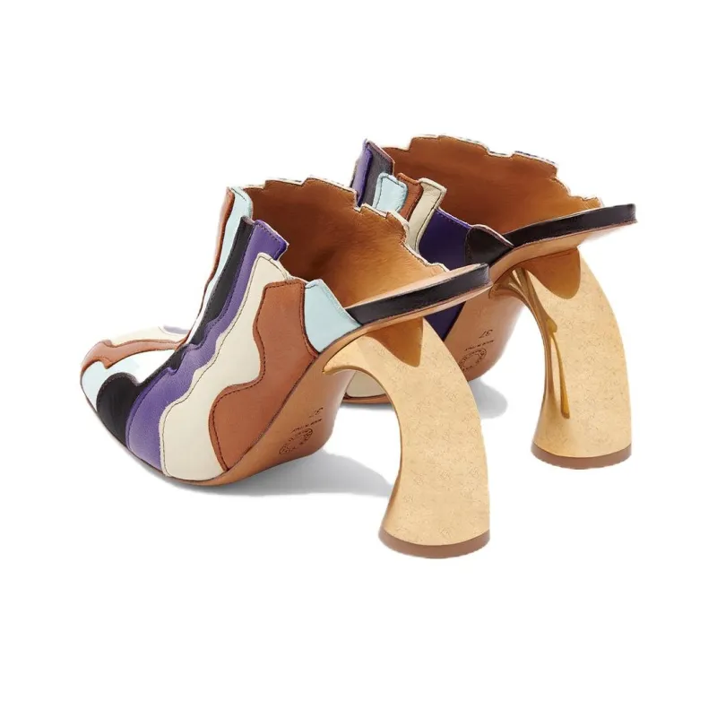 DRIES VAN NOTEN Wrap-toe Slippers Women's Multicolor-3