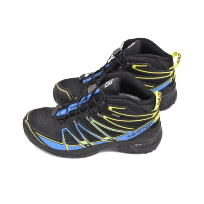 SALOMON X Ultra 3 Anti-Slip Wear-Resistant Mid-Top Outdoor Shoes Men's Black Blue-2