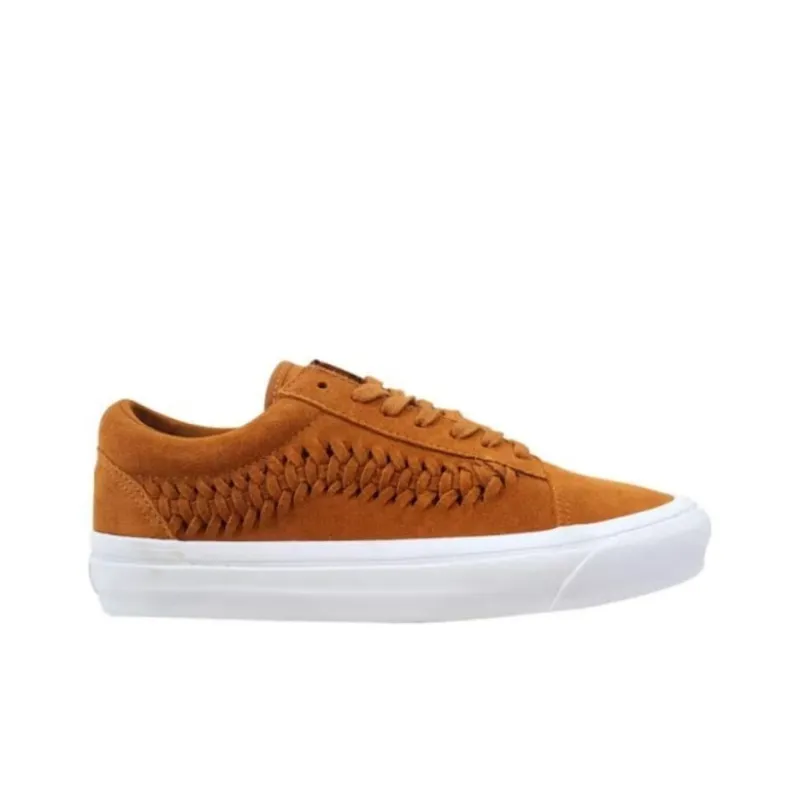 Vans Old School Weave D Suede Glazed Ginger-1