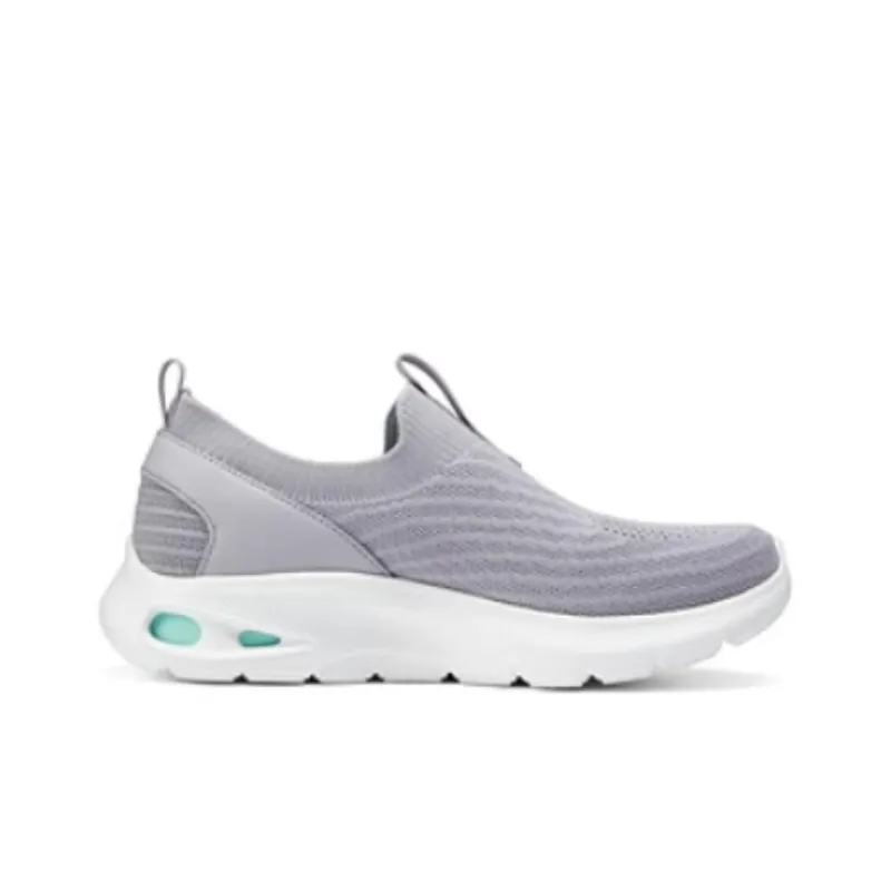 Skechers Anti Slip Wear Resistant Low Top Running Shoes Women's Gray-1