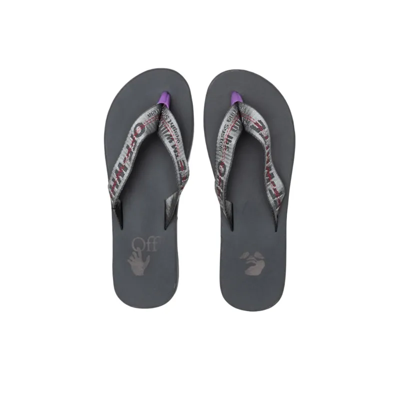 OFF-WHITE Flip Flops Men's Gray Black-4