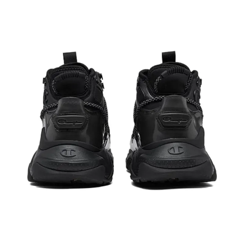 Champion Bromad Twisted Anti Slip Wear Resistant Low Top Chunky Sneakers Men's Black-3