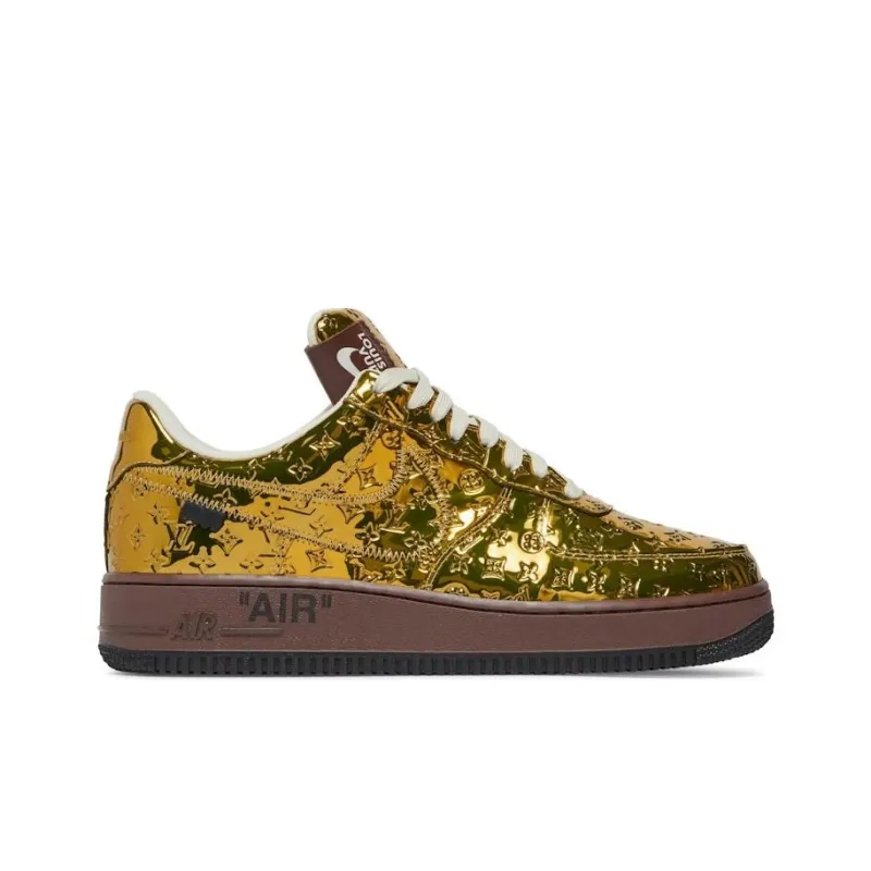 Nike X LOUIS VUITTON Lv Air Force 1 Low 'Gold'-1