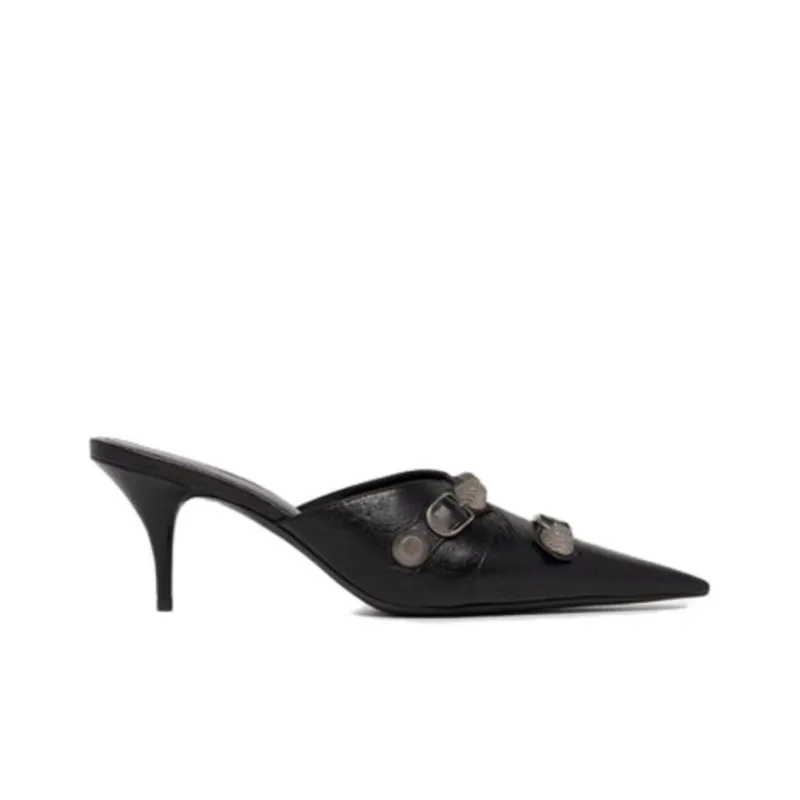 Balenciaga Cagole 80mm Mules 'Black' Women's-1