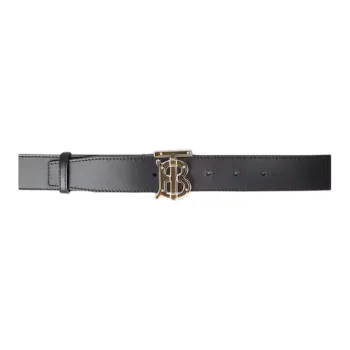 Burberry Plexi Monogram Motif Belt Leather