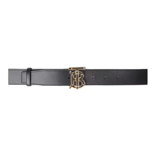 Burberry Plexi Monogram Motif Belt Leather 