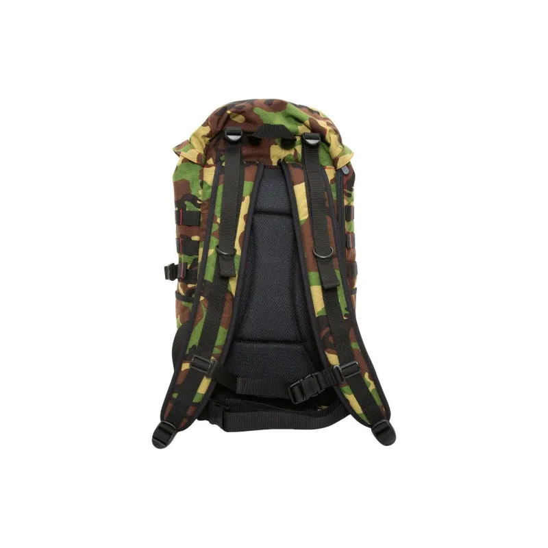 Manhattan Portage Nylon Backpack Unisex Camouflage Red-3