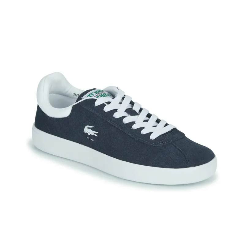 LACOSTE Low Top Skateboard Shoes Women's Blue-3