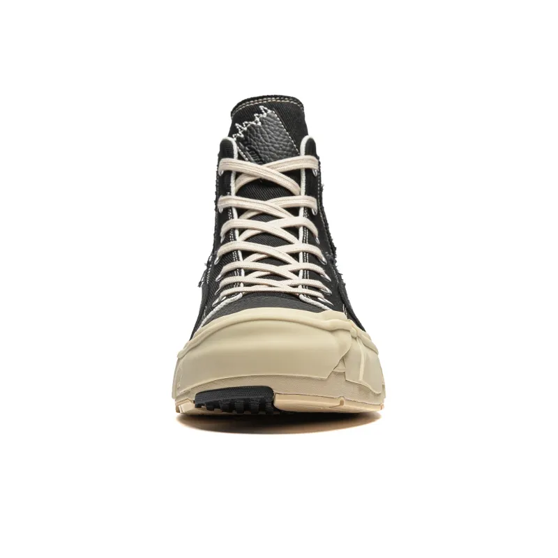LiNing Wuji MID Cushioning Wear Resistant Balance High Top Skateboard Shoes Men's Black-4