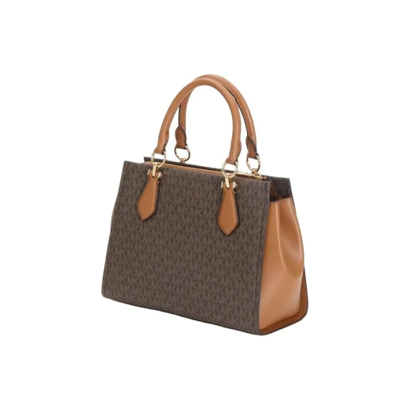 MICHAEL KORS MARILYN Leather Handbag Shoulder Bag Crossbody Bag Women's Brown-2