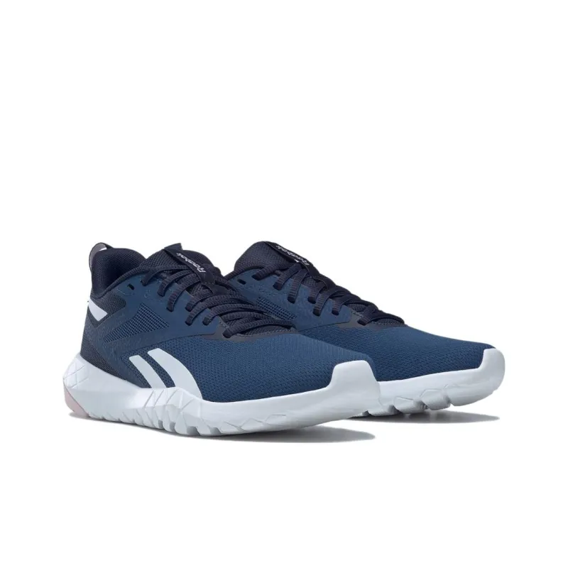 Reebok Flexagon Force 4 Cushioning Wear-Resistant Low-Top Training Shoes Women's Dark Blue White-1