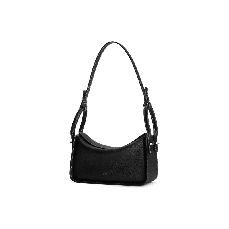 PEDRO Litchi Grain Top Grain Cow Leather Shoulder Bag Women's Multicolor-2