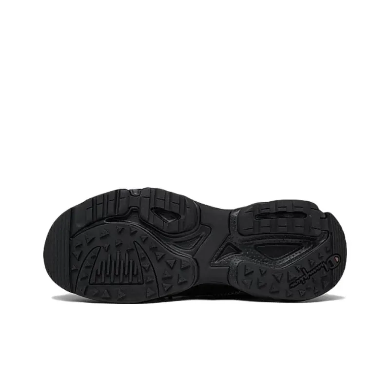 Champion Bromad Twisted Anti Slip Wear Resistant Low Top Chunky Sneakers Men's Black-4