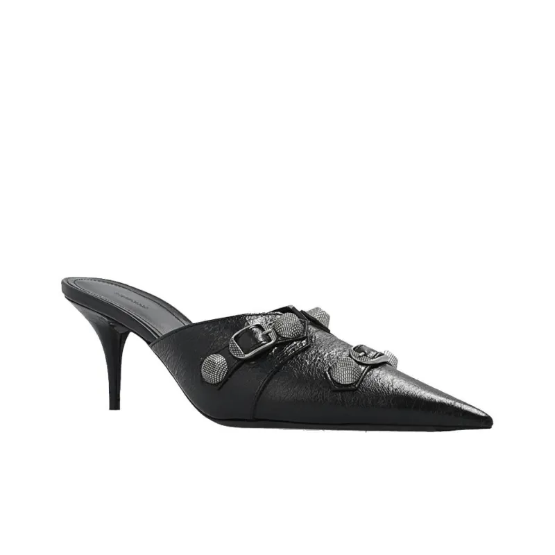 Balenciaga Cagole 80mm Mules 'Black' Women's-2