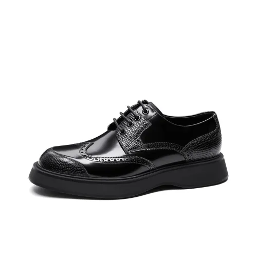 PALMPOLO Men's Casual Shoes Men Low-Top Black