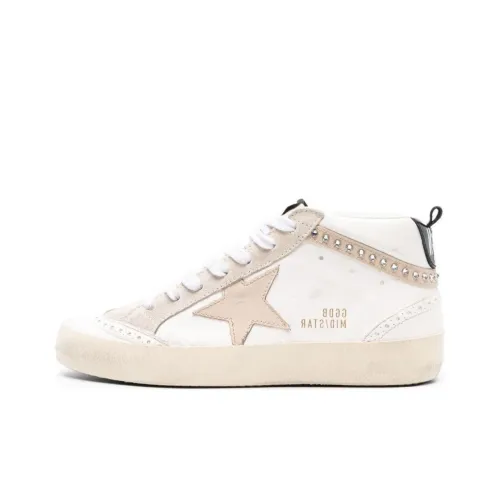 Golden Goose Mid Star Leather Sneakers