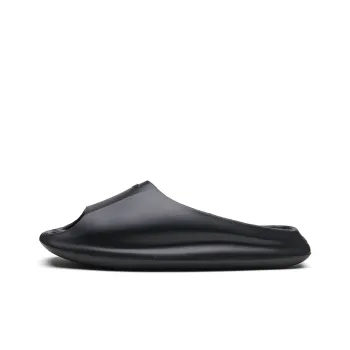 EQLZ EQUALIZER Quiet Abrasion Resistant Slide Slippers Unisex Ghost Black