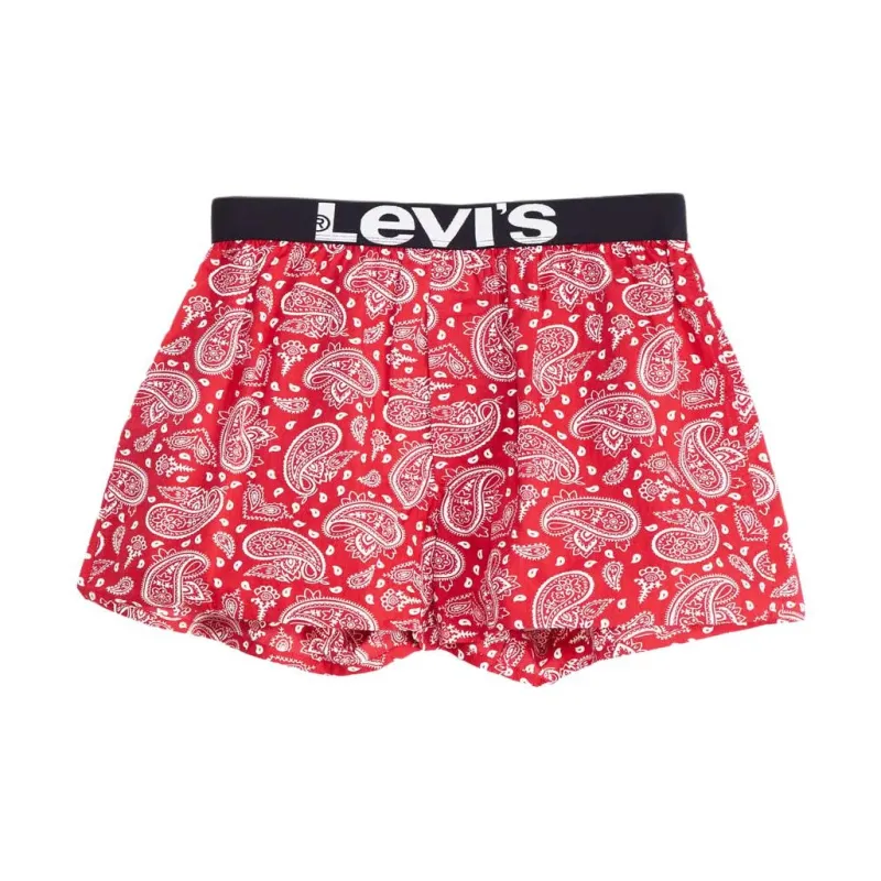 Levi’s SS24 Woven Emmet Yarn Dye Plaid Boxers Boxer Shorts Men's Red-0