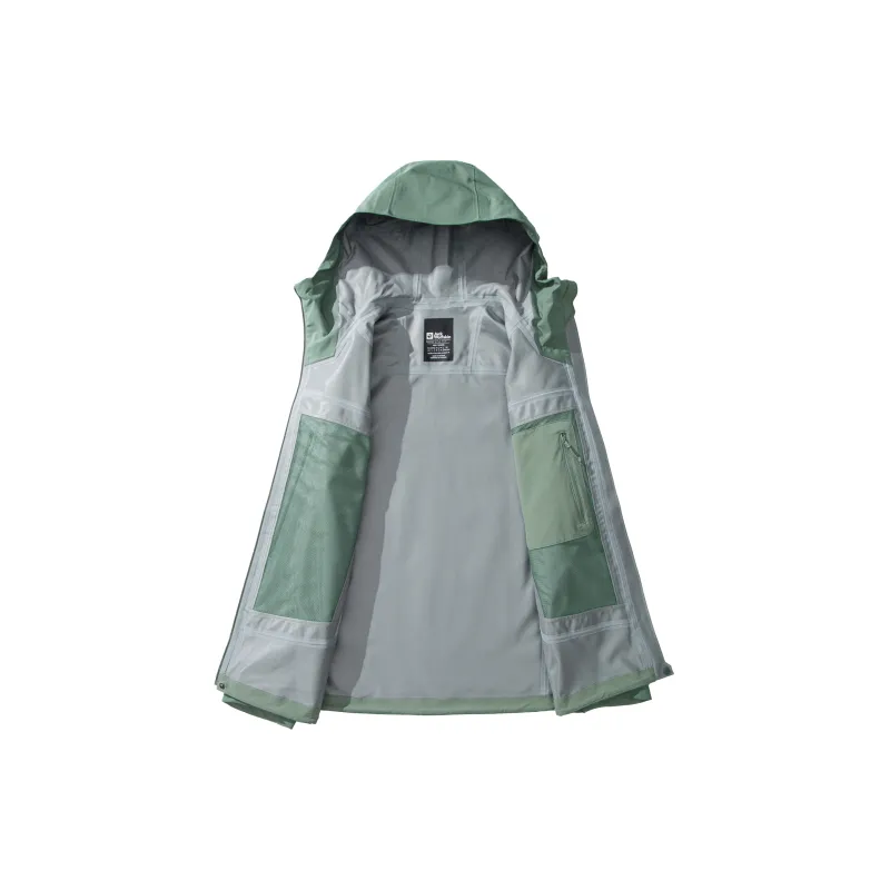 Jack Wolfskin KAMMWEG Water Resistant Windproof Breathable Water Repellent Windbreaker Jacket Men's-2
