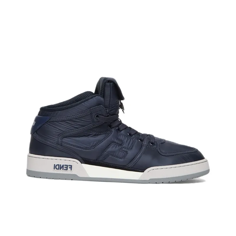 FENDI Match High-Top Sneakers-1