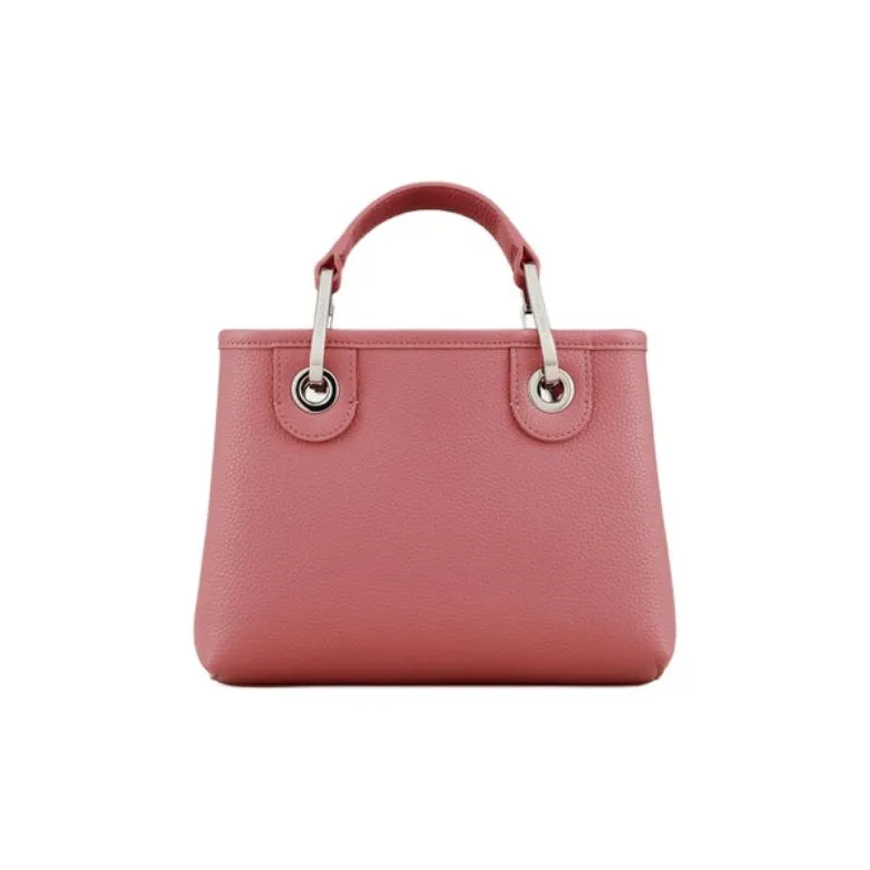 EMPORIO ARMANI Polyurethane Tote Bag Shopping Bag Shoulder Bag Crossbody Bag Handbag Mini Women's Pink-2