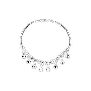 COISE S925 Silver Anklets Women's