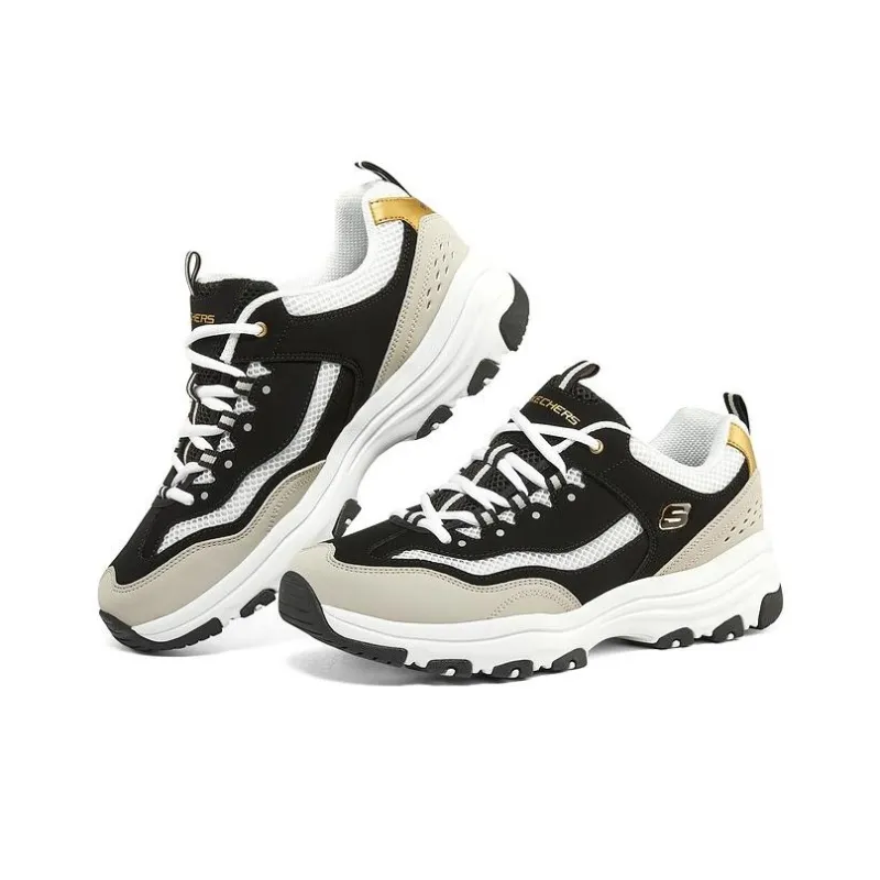 Skechers Chunky Sneakers Men Mid Top Black/Brown/Yellow/Gold-2