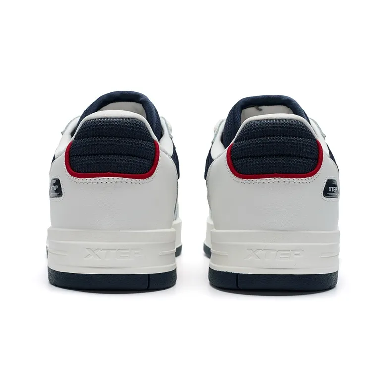 XTEP MAXX1.0 Skateboard Shoes Men Low Top Sail White/Indigo-3