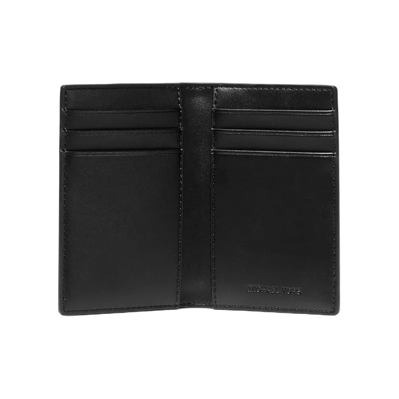 MICHAEL KORS MK Cooper Polyurethane Card Holder Men's Black-1