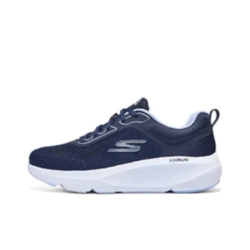 Skechers Cushioned Slip Resistant Abrasion Resistant Low Top Running Shoes Women's Blue-0