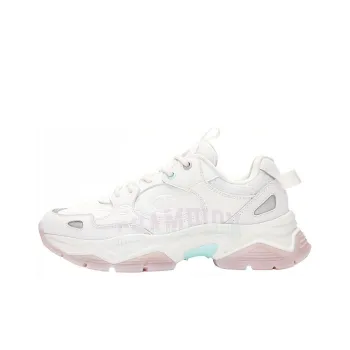 Champion Low Top Chunky Sneakers Women's White Light Purple