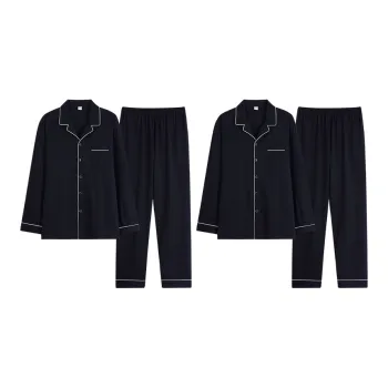 Sha Qian Pajama Set Spring And Fall Season Unisex