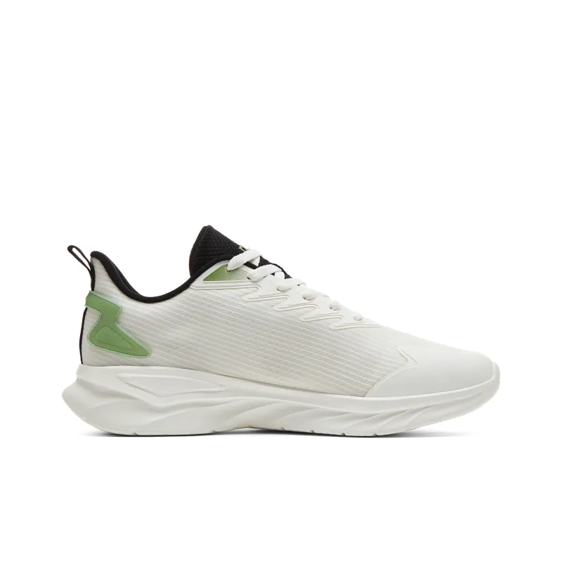 PEAK Slip Resistant, Abrasion Resistant, Breathable Low Top Running Shoes Men's Ecru Green-1