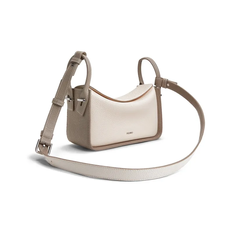 PEDRO Litchi Grain Top Grain Cow Leather Shoulder Bag Women's Multicolor-21