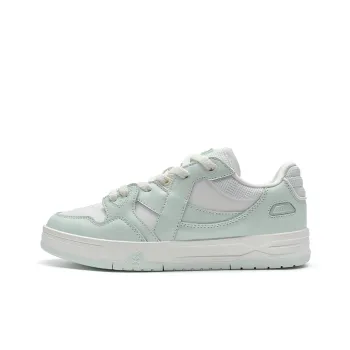 XTEP MAXX1.0 Skateboard Shoes Women's Low Top Light Fruit Green/Sail White