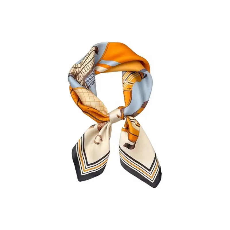VINEY Silk Scarves Women's-1