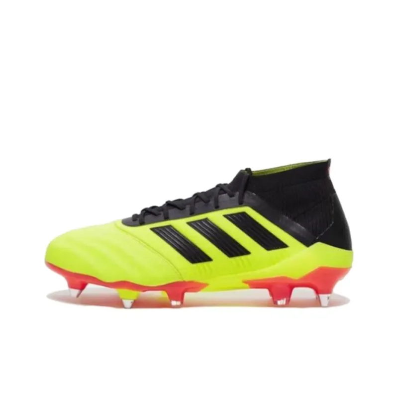 Adidas Predator 18.1 Leather Sg Solar Yellow Black Red-0