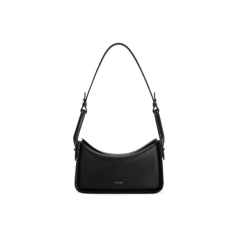 PEDRO Litchi Grain Top Grain Cow Leather Shoulder Bag Women's Multicolor-1