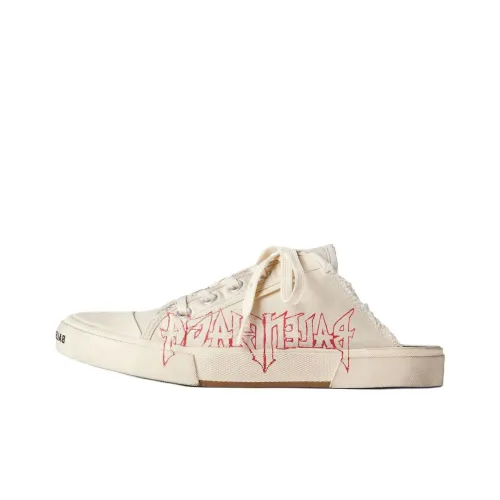 Balenciaga Paris Wrap-toe Slippers Men's White