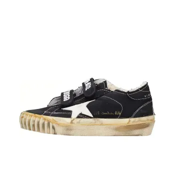 Golden Goose Old School Low Top Skateboard Shoes Women's Black White